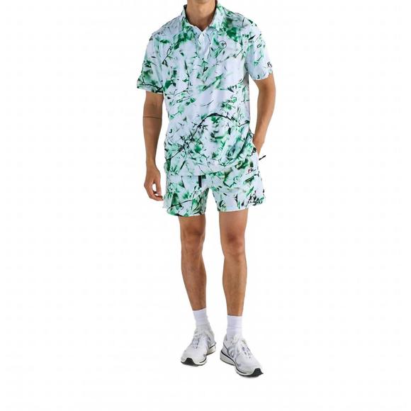 NEW MALBON GOLF futura poly performance polo in camo multi - Picture 1 of 5